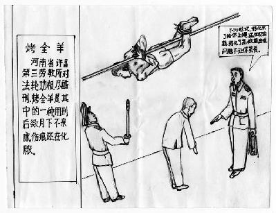 河南许昌第三劳教所的酷刑：“烤全羊”