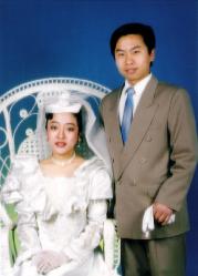 吕开利、孙燕夫妻的婚纱照