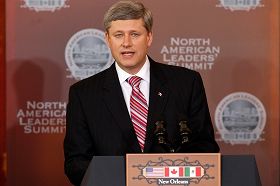 '加拿大总理斯蒂文?哈珀（Getty images）'
