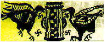 古希腊陶绘上的卍字符（网络图片）
