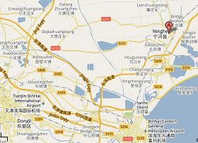 天津宁河县位置图