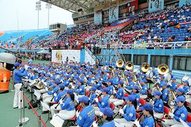 天国乐团作为大会乐队，为大赛演奏"开幕乐"、"欢乐颂"，"法正乾坤"等组曲。