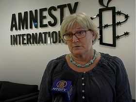 '瑞典大赦国际新闻发言人伊丽莎白·洛夫格伦'