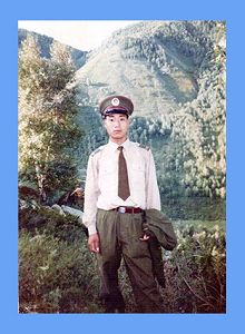 王書軍1992年5月在新疆邊境部隊當兵服役時的照片