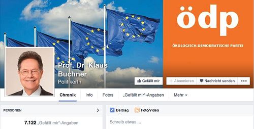 欧洲议会人权委员会议员克劳斯•布赫讷（Klaus Buchner）脸书截图