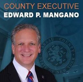 長島拉撒縣（Nassau county executive）執行長愛德華?曼加諾 （Edward P. Mangano）