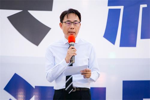 '图10：全球退党服务中心台湾志工代表刘秉华。'
