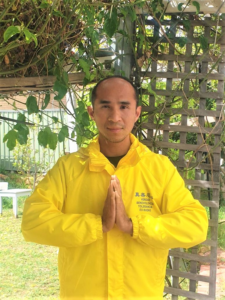 图8：西澳越南裔新学员范明俊（Minh Tuan Pham）恭祝师尊中秋快乐。