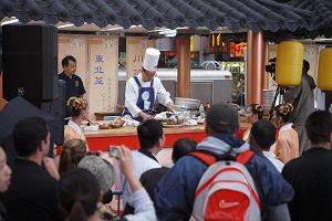 第三届“全世界中国菜厨技大赛”初赛现场