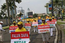 '法轮大法在印尼各地区洪传'