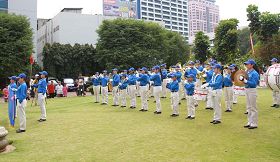 天国乐团在印尼国庆活动现场演奏