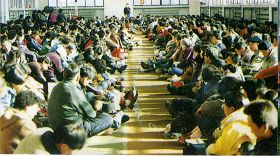 1996年春，长春辅导站在吉林省体育学院田径馆召开的大型法会