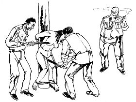 中共酷刑示意图：性虐待