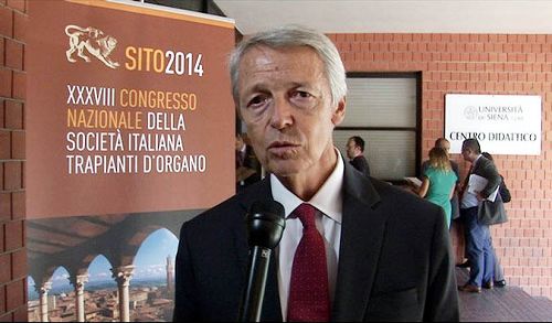 图：意大利器官移植协会（SITO）主席，佛朗哥•奇特里奥教授（Franco