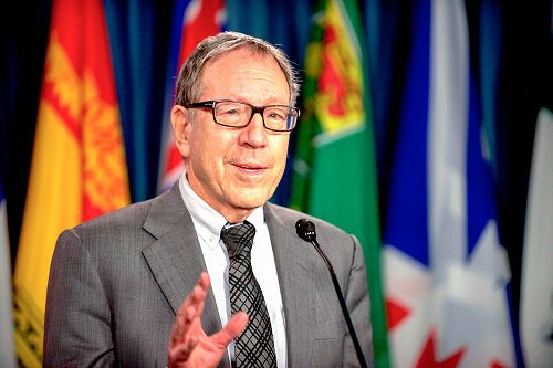 图2：加拿大前司法部长考特勒（Irwin Cotler）