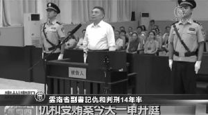 仇和以“受贿罪”被判处有期徒刑14年半。(网络图片)