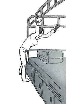 中共体罚示意图:长时间罚站