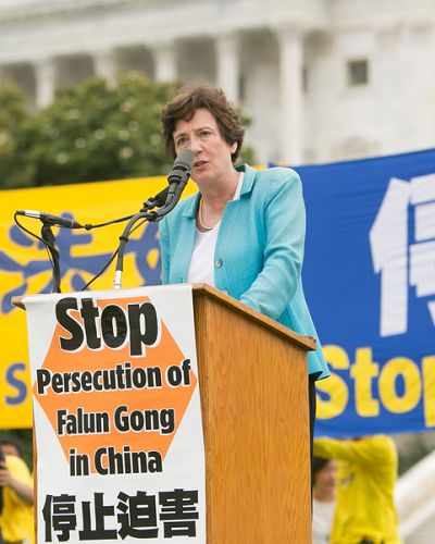 图:14,国防论坛基金会(Defense Forum Foundation)总裁苏珊·肖尔特(Suzanne Scholte)