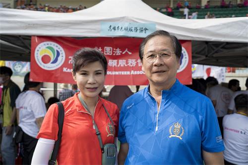 图12：千禧国际同济会前会长陈思华（左）伉俪。