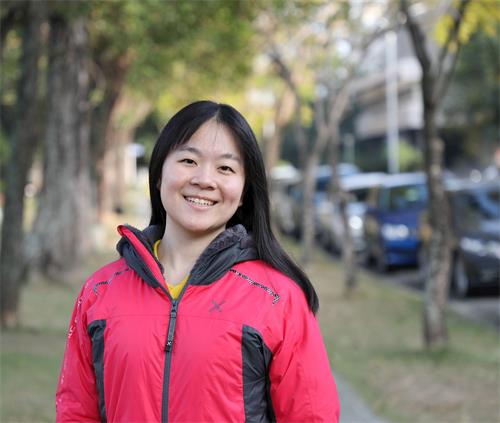 '图8：就读台湾大学生命科学系二年级的何馥妤这次活动让她收获满满'