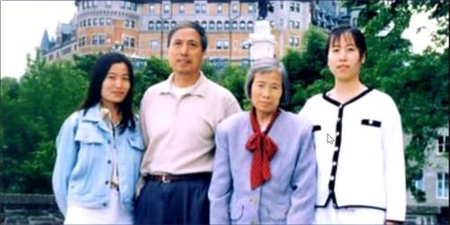 '图1：叶浩及家人在加拿大。'