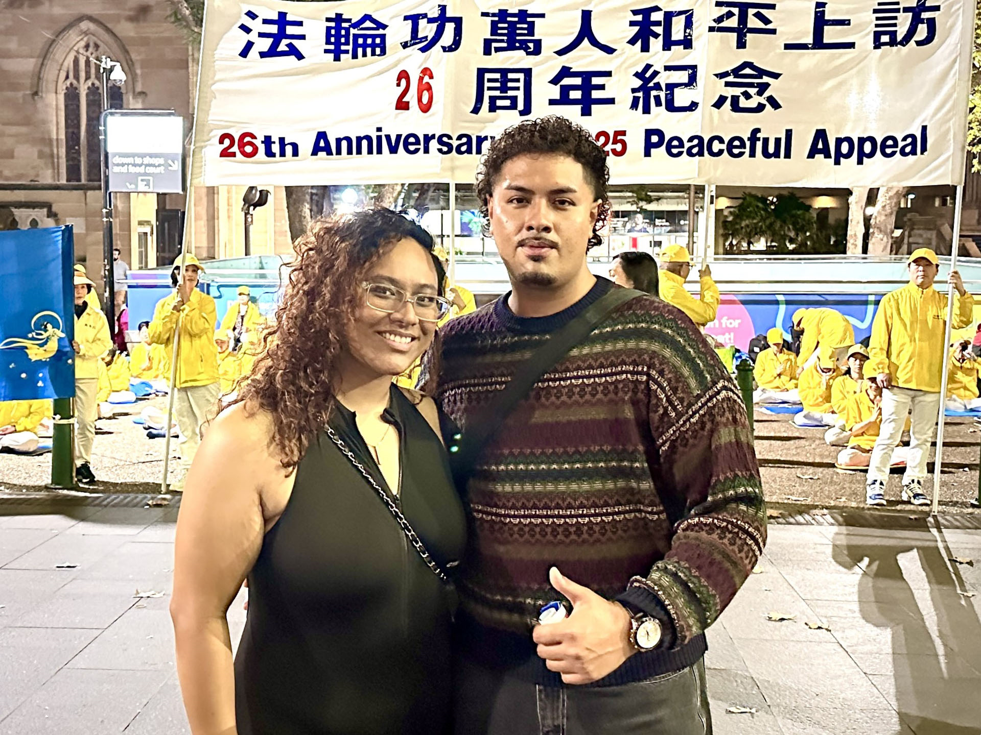 图10:彼得·尼科洛夫:“你们二十六年前和平上访讲真相的举动勇气可嘉,令人感动,美丽又有力量!”