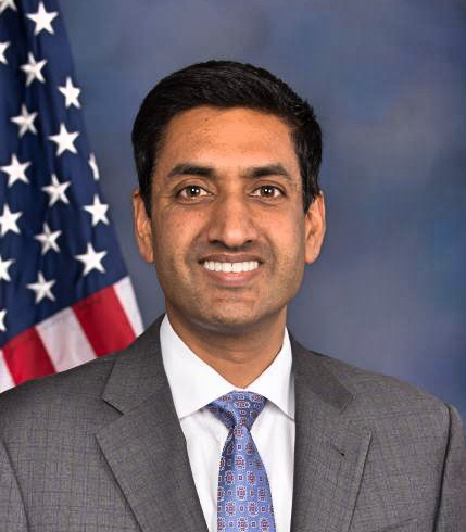 图8:美国加州民主党联邦众议员罗·卡纳(Rep. Ro Khanna)