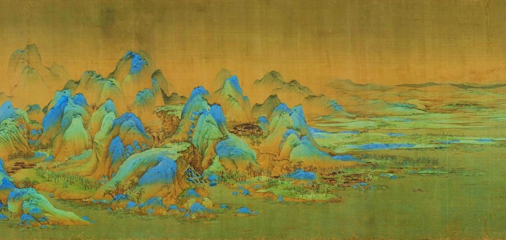 图:千里江山图(局部)