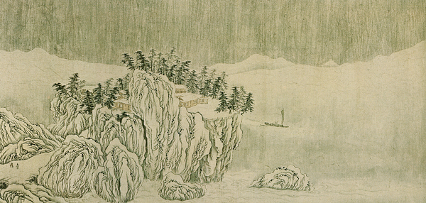 5:长江积雪图-王维(局部)