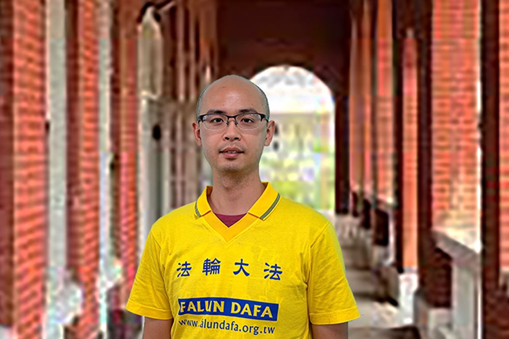 '图5:杨钧皓:放下自我,站在整体角度修自己。(明慧网)'