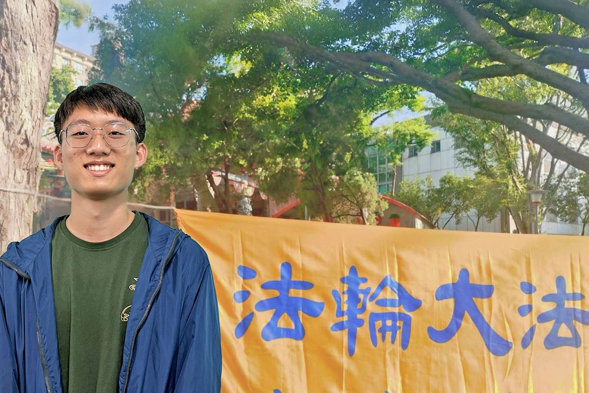 '图7:高仲威:从为私到利他,是此行最大的收获。(明慧网)'